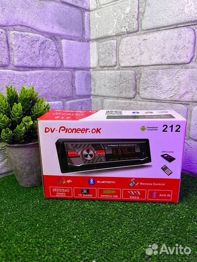 Магнитола Pioneer 212 c Bluetooth