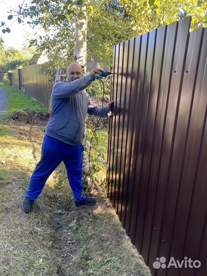 Забор из профлиста