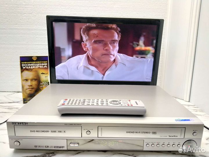 Рекордер DVD+VCR Samsung DVD-VR300E Original Korea