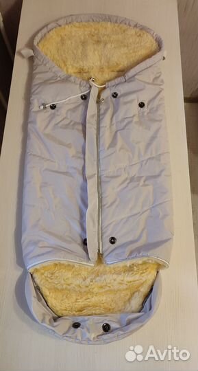 Зимний конверт в коляску до 3 лет