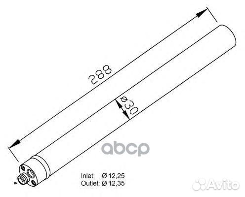Осушитель audi A4 07- 33310 NRF