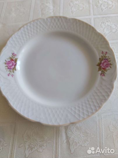 Большая тарелка блюдо фарфор