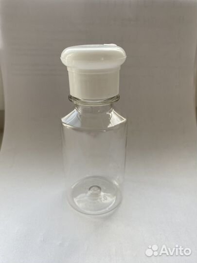 Флакон 100 мл пластик крышка флип топ