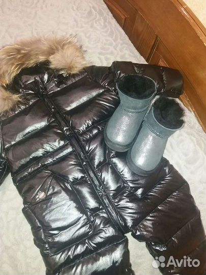 Зимний комбинезон и угги