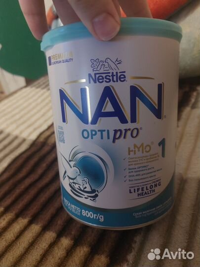 Детское питание смесь nan