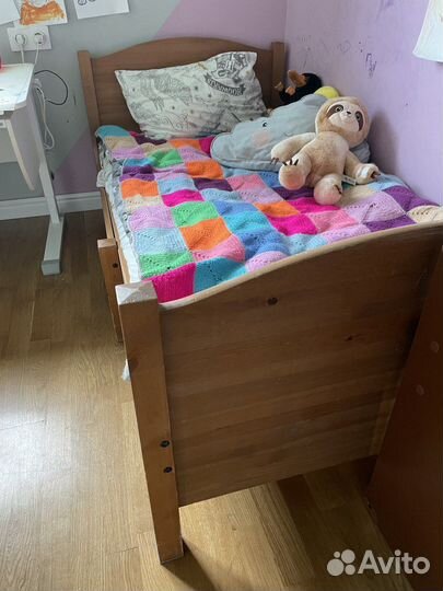 Детская кровать IKEA Лексвик