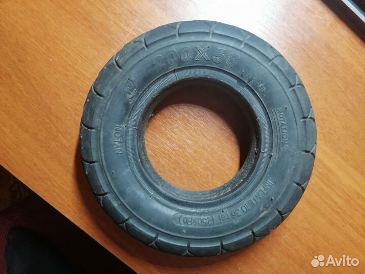 Покрышка и антипрокольная вставка 200x50