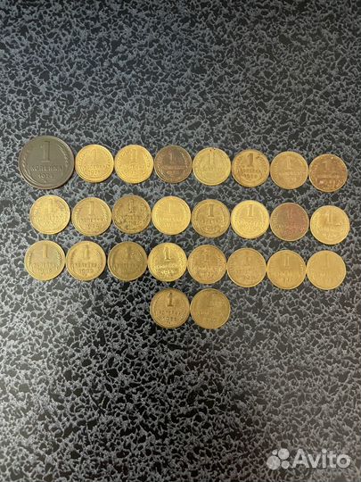 Погодовка РСФСР 1-20 копеек 1921-1957 год