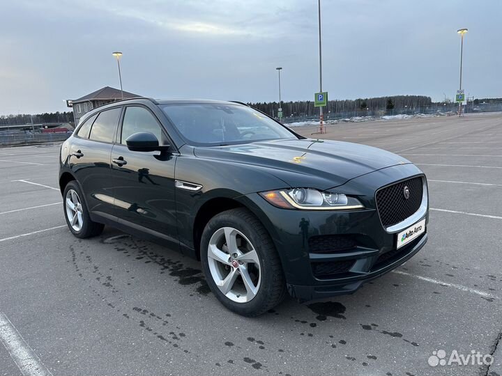 Jaguar F-Pace 2.0 AT, 2017, 125 000 км