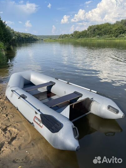 Лодка пвх hunterboat с мотором hdx 2.6