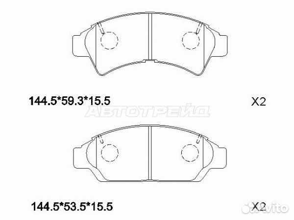 Колодки тормозные