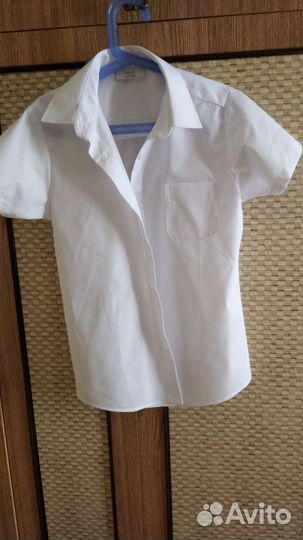Рубашка для девочек рост 140