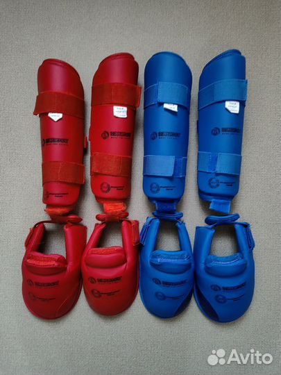 Защита голени и стопы для каратэ