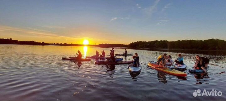 Прогулки на SUP-бордах сап Сапсерфинг в Саратове