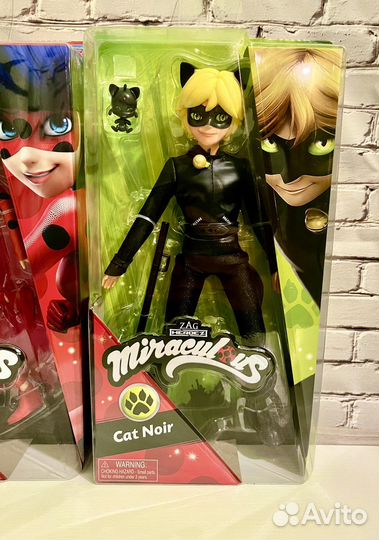 Кукла Леди Баг и Супер Кот за 2 шт./Плагг Тикки