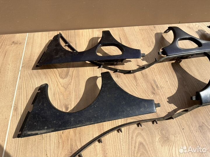 Реснички на фары w210