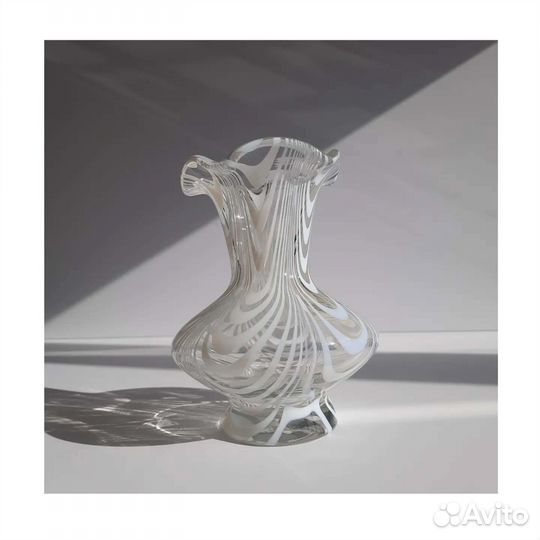 Ваза венецианская нить/Неман/ссср
