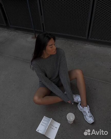 Вязанный комплект из 2 вещей