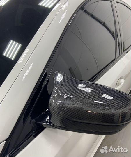 Спойлер зеркала карбон BMW G30 G31 рестайлинг