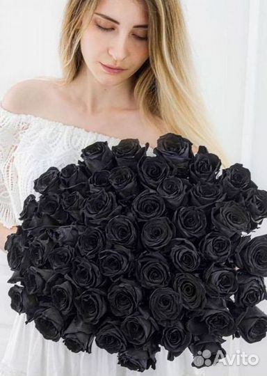 Чёрные розы Букеты доставка