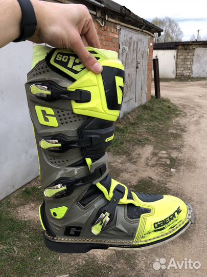 Мотоботы gaerne sg 12 желтый