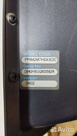 Samsung Plasma PPM42M7HS