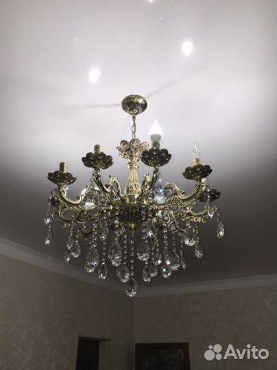 Люстра бронза