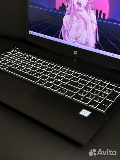 Игровой ноутбук HP Gaming i5-8 / GTX1050 / SSD HDD