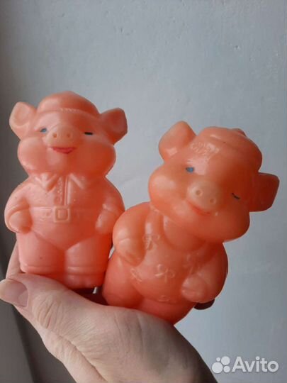 Фигурки животных СССР советская игрушка пластмасса