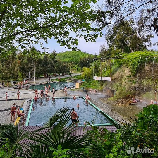 Экскурсия в Абхазию. Термальный источник Кындыг