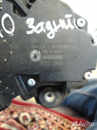 Мотор дворников задний Nissan Qashqai J10