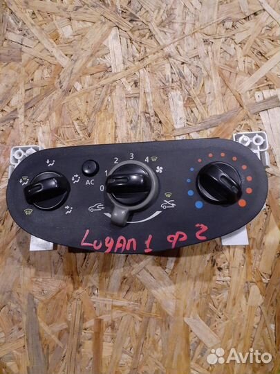 Renault Logan 1 блок управления отопителем