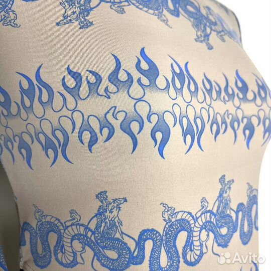 Боди с драконами от Bershka, от 42го размера