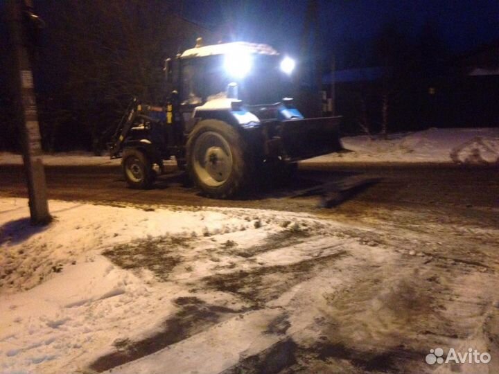 Вспашка земли плугом, фрезеровка