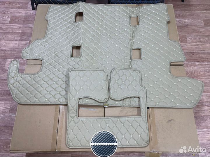 Ковры багажника Lexus LX570 7 мест (бежевые)