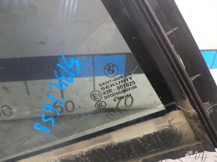 Б/У Стекло двери задней правой форточка / не lo