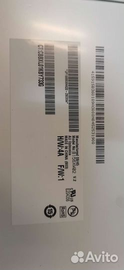 Матрица 15.6 B156XW02 стандартная 40pin