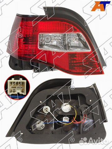 Фонарь задний Daewoo Nexia 08-16 (Слева)