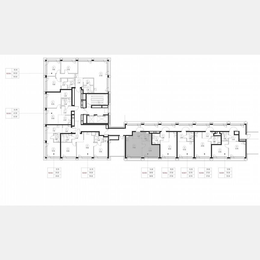1-к. квартира, 38,9 м², 2/18 эт.