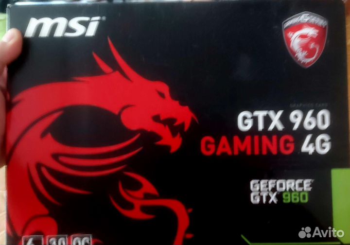 Продам Видеокарта msi gtx 960 4gb