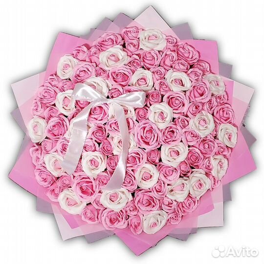 Букет из мыла 101роза
