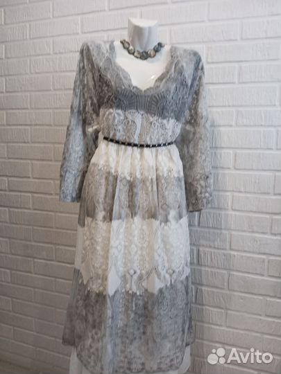 Платье кружевное 54-56 размер