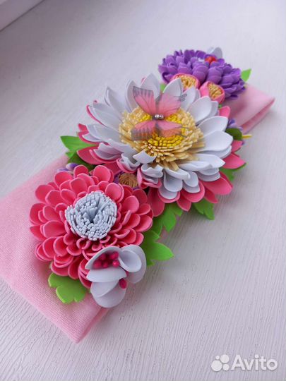 Повязка на голову для девочки