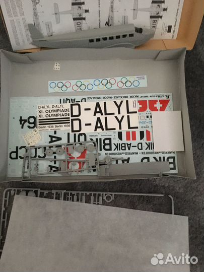 Сборная модель JU-52 олимпиада 1936