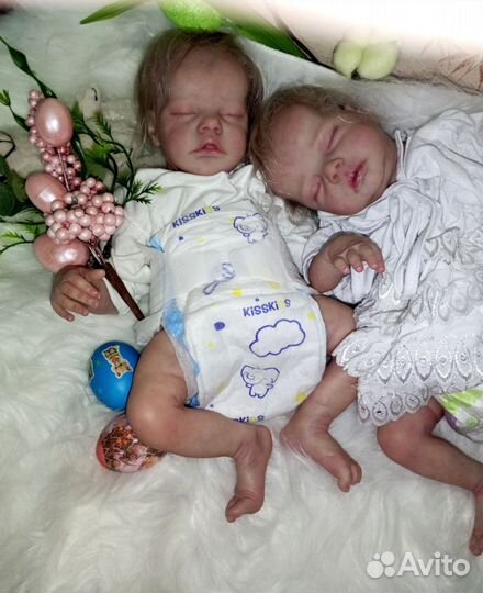 Кукла Реборн ручной работы Твин б и Дэлайла