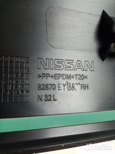Накладка двери задней правой Nissan Qashqai+2 1