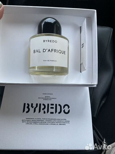 Духи оригинал Byredo Bal d'afrique Африканский бал