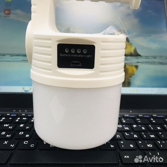 Фонарь кемпинговый YD-1826, 1 LED+COB, 5 режимов