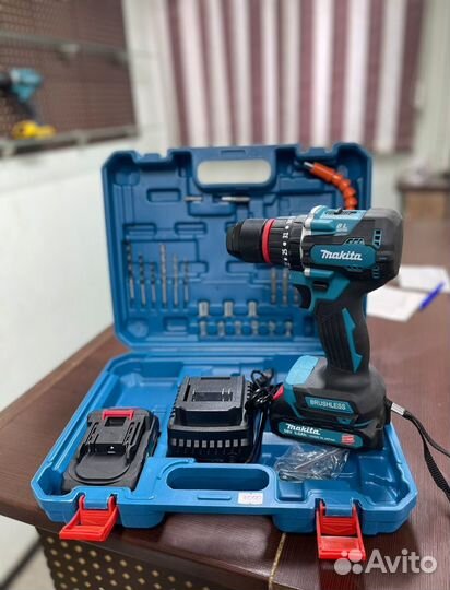 NEW Аккум. Шуруповерт Makita 58v ударный бесщеточн