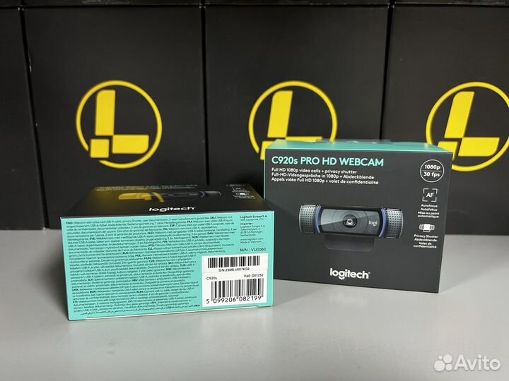 Logitech C920s Pro HD Webcam Веб камера